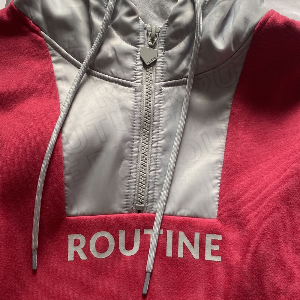 Routine Baseball Hooded Quarterzip - Picture 2 of 4